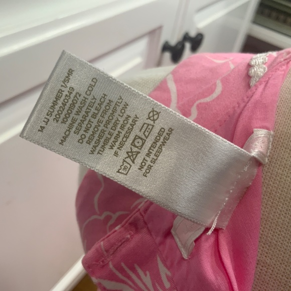 Janie and Jack Pink Flowered Dress Size 6 - Picture 8 of 8